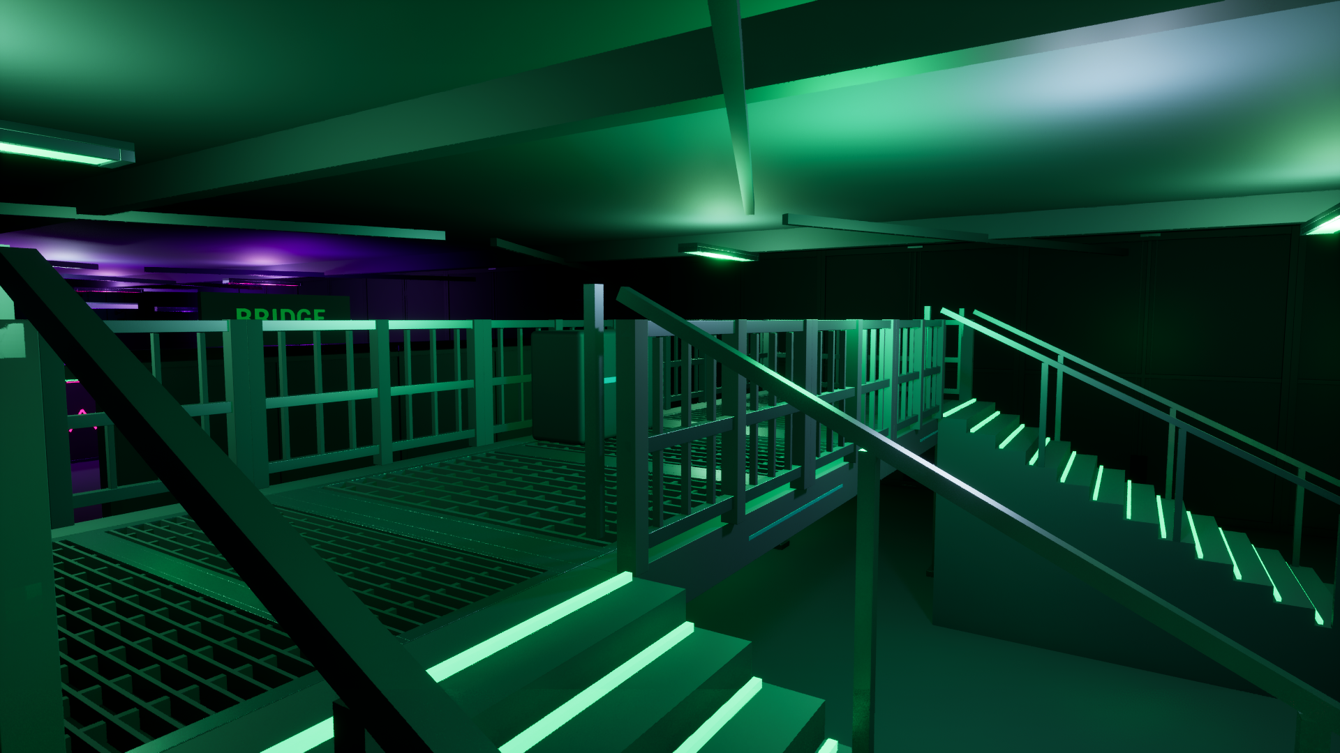 Map · Neon Nexus · Bridge · Entwicklungsstand