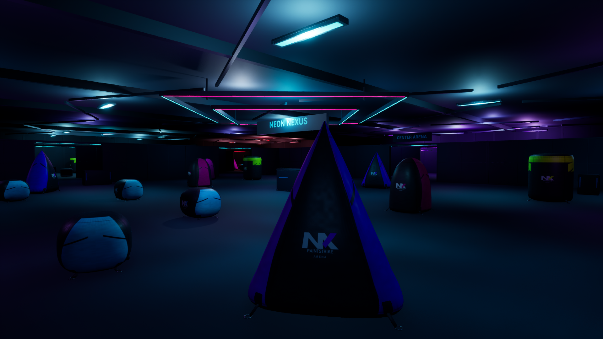 Map · Neon Nexus · Center · Entwicklungsstand